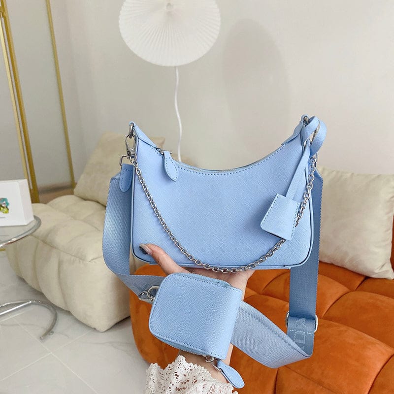 Contact For All Brands Catalog / Sky Blue Wholesale designer leather bags famous brands leather purses luxury handbags for women famous brands