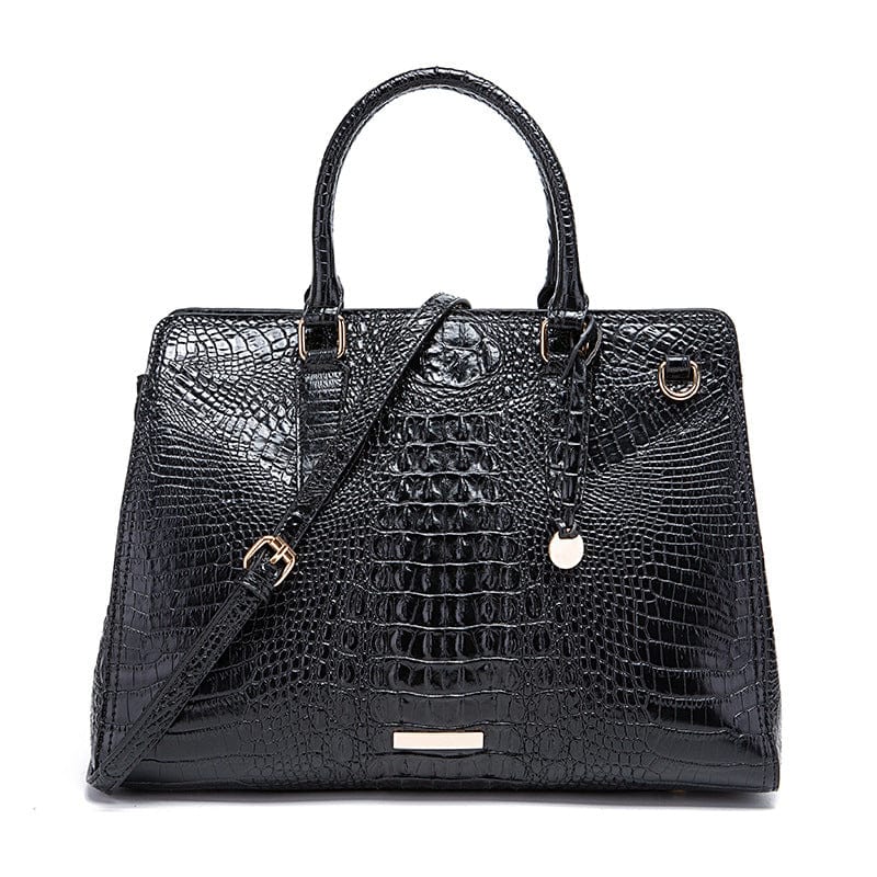 Crocodile Brahman brand Amazon shopify hot selling women's new fashion one shoulder handheld tote bag purses and handbags