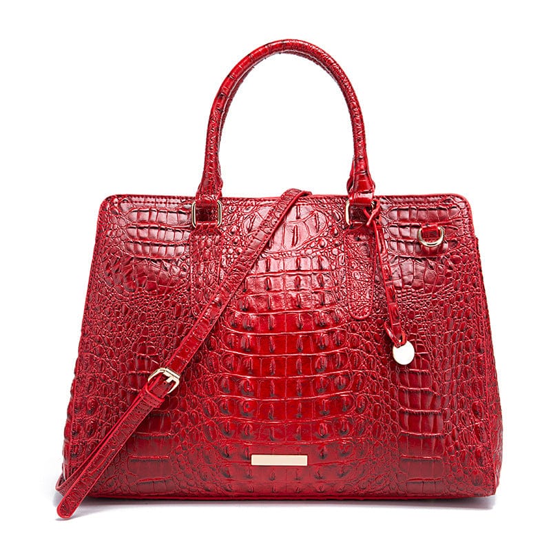 Crocodile Brahman brand Amazon shopify hot selling women's new fashion one shoulder handheld tote bag purses and handbags