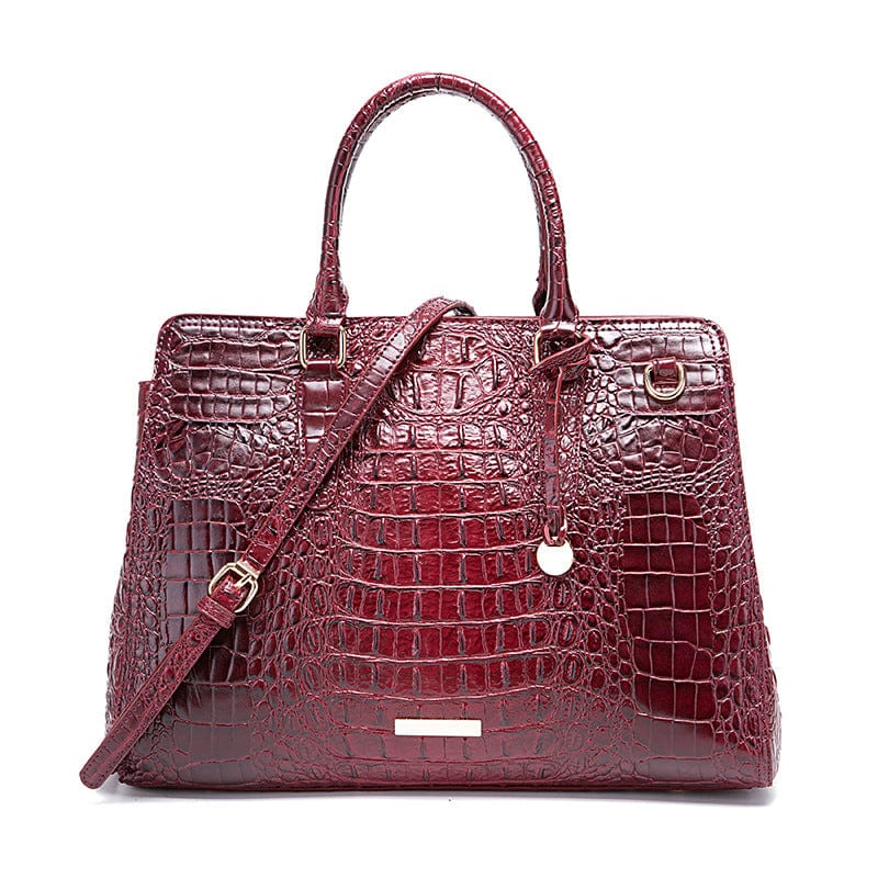 Crocodile Brahman brand Amazon shopify hot selling women's new fashion one shoulder handheld tote bag purses and handbags
