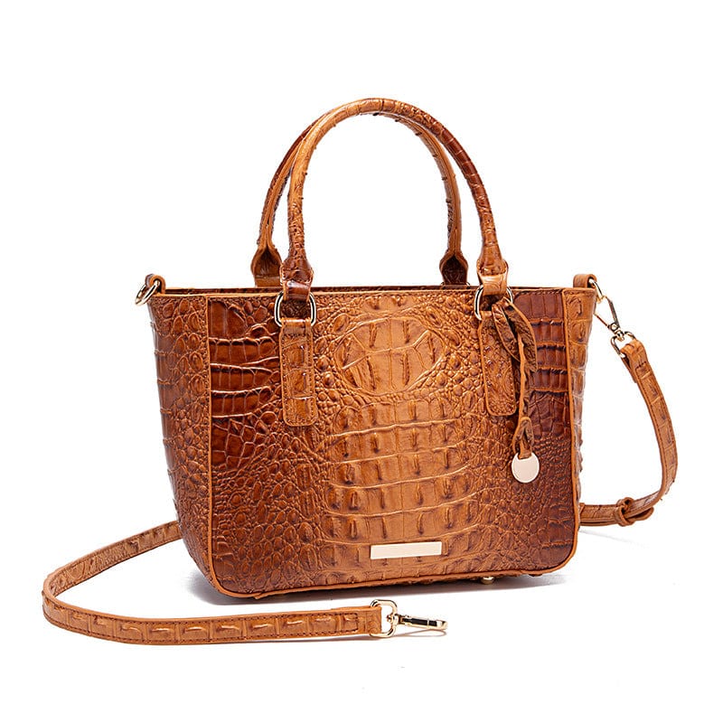 Crocodile Brahman brand Amazon shopify hot selling women's tote bags bucket shoulder bags