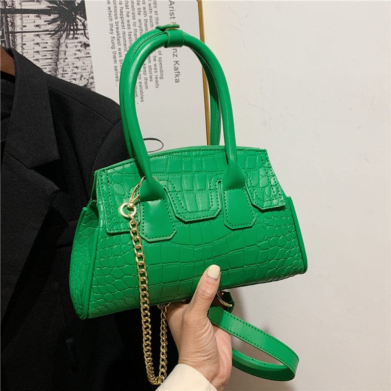 Crocodile Leather Bag Chains Shoulder Ladies Purse Female Tote Handbags for Women Luxury 2023