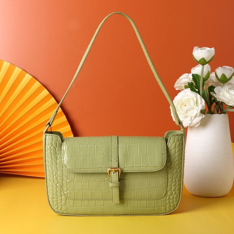 crocodile pattern avocado 2022 Hot Selling crocodile pattern Handbags Fashion Printed Handbag Shoulder Custom Logo Large Capacity Purse and Bags Handbags