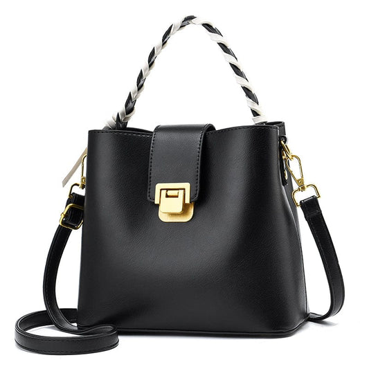 Cross-body Bags Women's 2022 New Large Capacity Design Sense Of Fashion Bucket Versatile one Shoulder Bag Handbag13024