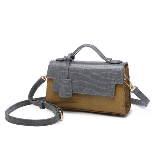 Cross Body Women Crocodile Skin Bags Hand Bag Wholesale Ladies Alligator Pattern PU New Arrivals Double Color Customized Logo