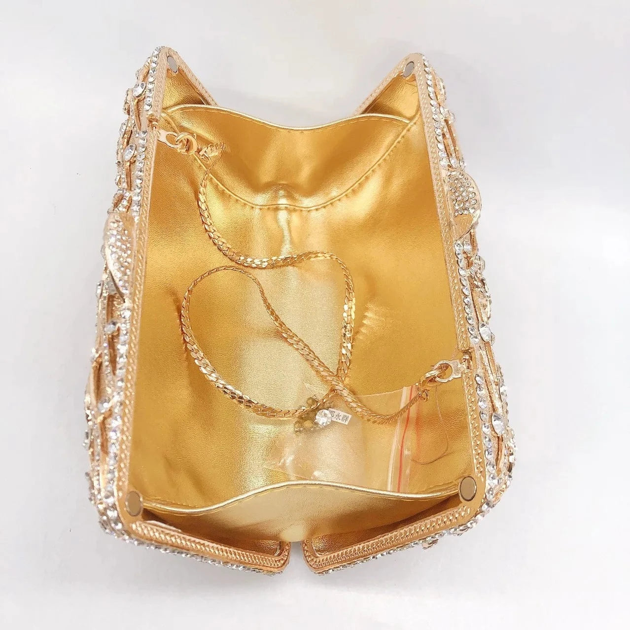 Crystal Gown Rhinestone Bags Dress Banquet Stone Metal Party Clutch Evening Purse Frame Clutch Bag