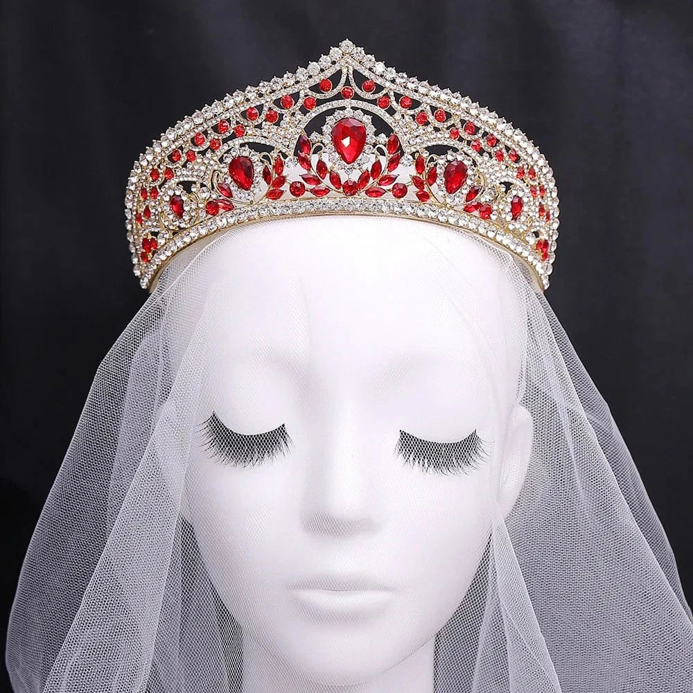 Crystal Wholesale Crown Princess Pageant Wedding Bridal Bride Queen Crown&Headpieces Miss World For Girl Crowns