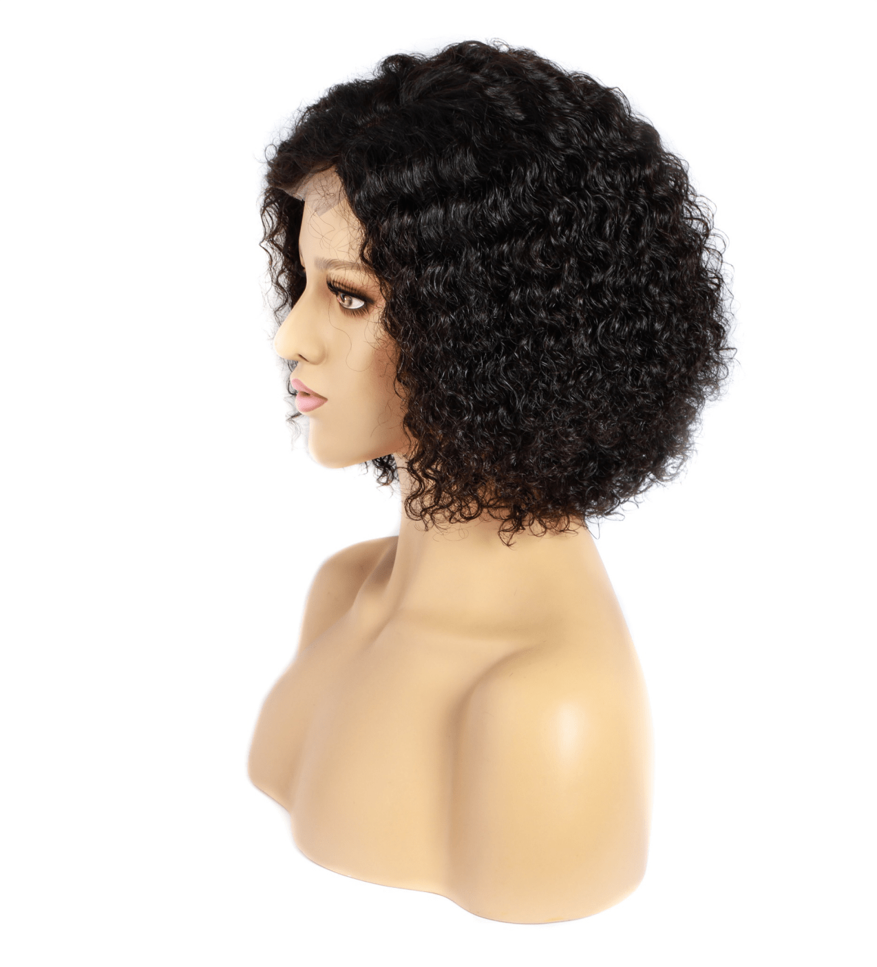Curly Short Human Hair Bob Wig,Transparent 13x4 Closure Short Bob Wigs,Wholesale Natural Color Brazilian Curly Wig For Woman
