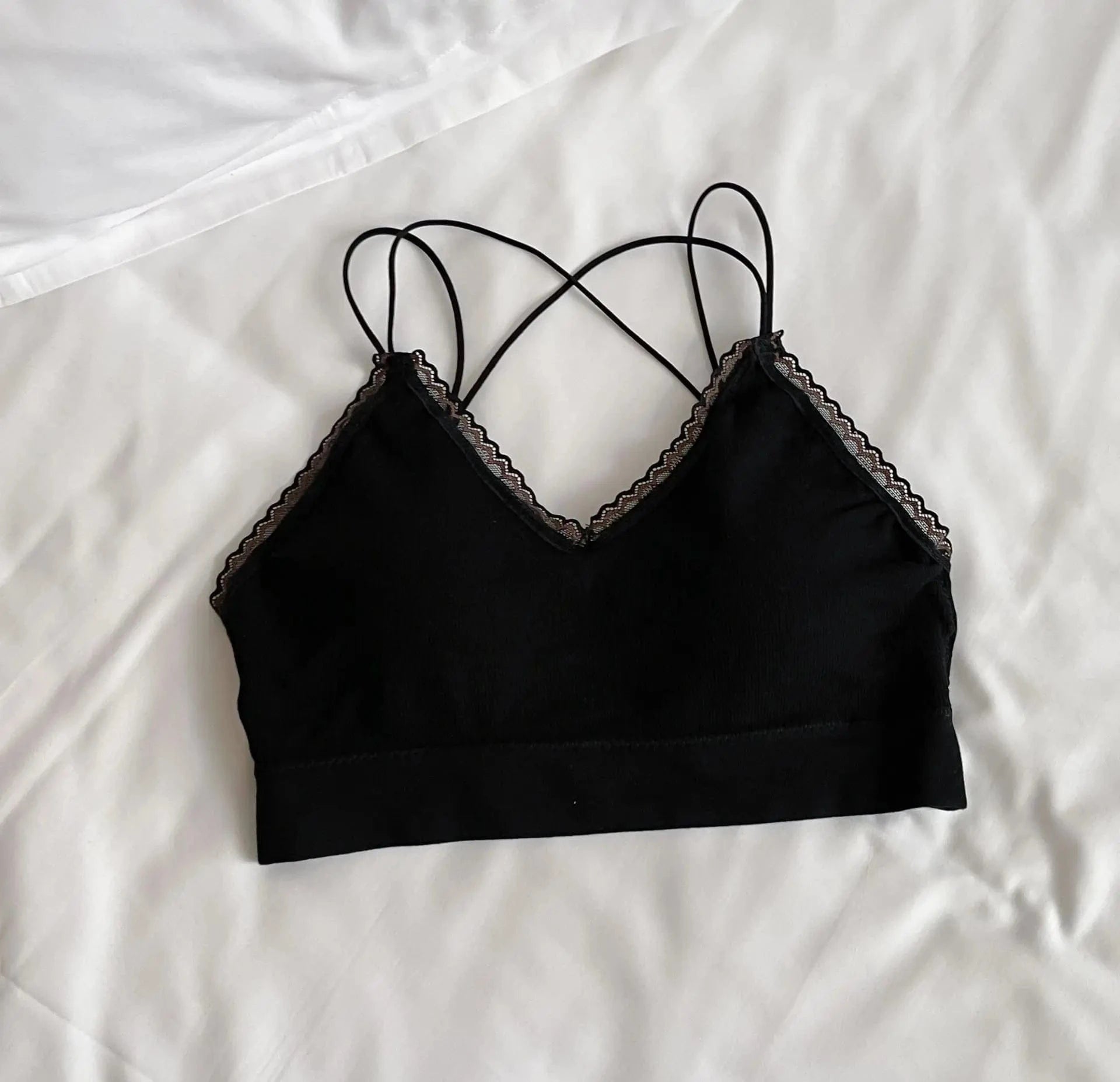 Custom Logo Workout Training Built-In Sports Bra Gym Clothing Women PushUp Yoga Bra Sports Bralette Crop Top