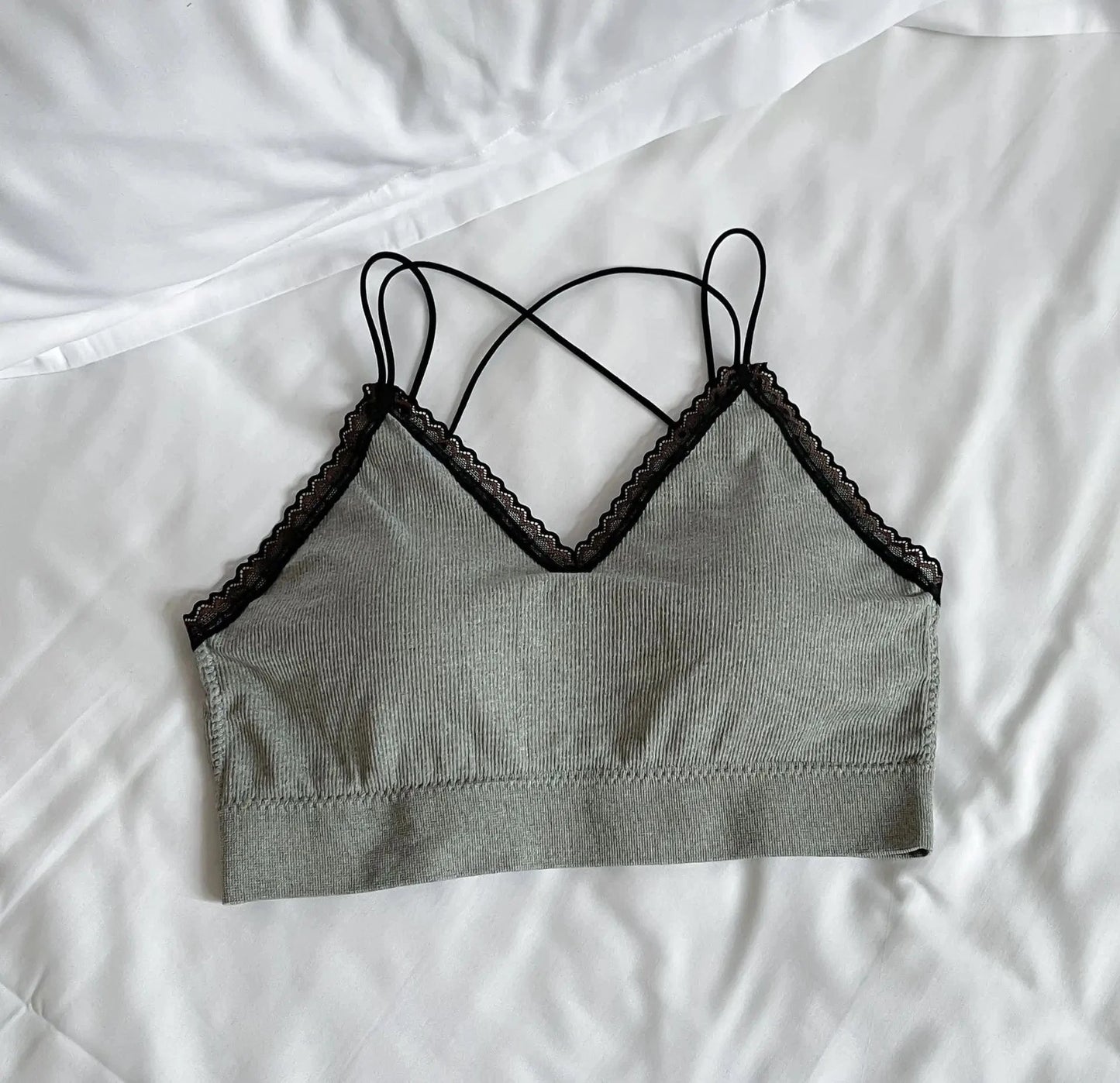 Custom Logo Workout Training Built-In Sports Bra Gym Clothing Women PushUp Yoga Bra Sports Bralette Crop Top