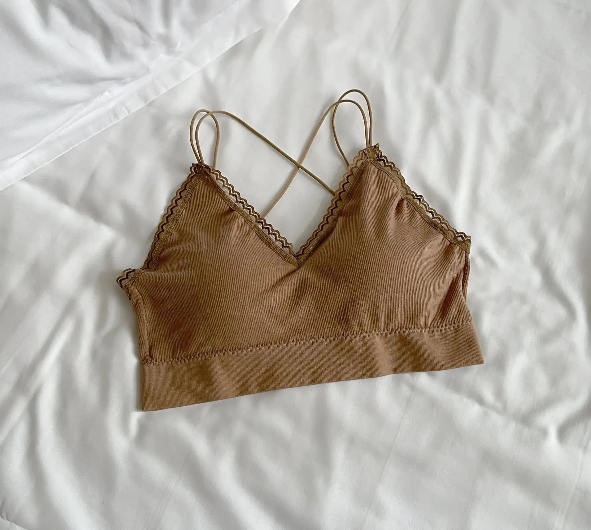 Custom Logo Workout Training Built-In Sports Bra Gym Clothing Women PushUp Yoga Bra Sports Bralette Crop Top