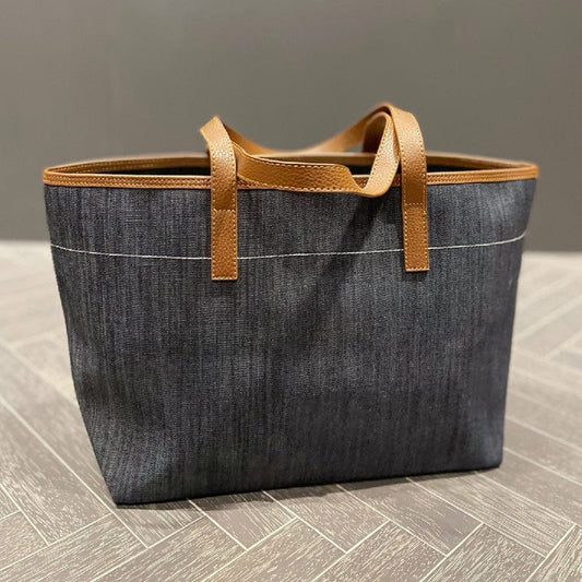 Custom Luxury Ladies Shoulder Bag Famous Brand Fashion Denim Handbags For Women