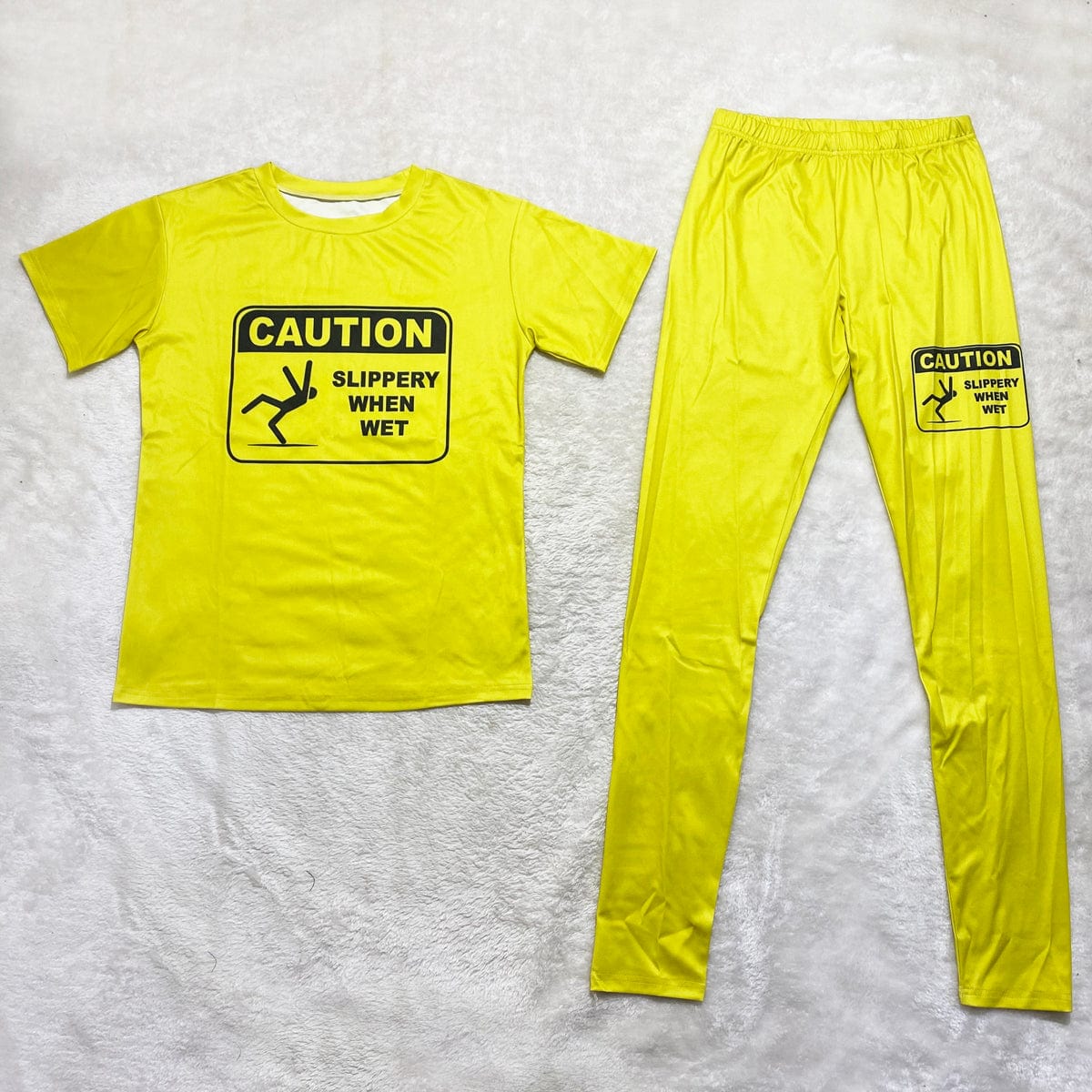 Custom Short Sleeve T Shirt Biker Shorts Set Workout Solid Color Women Summer Two Piece Outfits Set