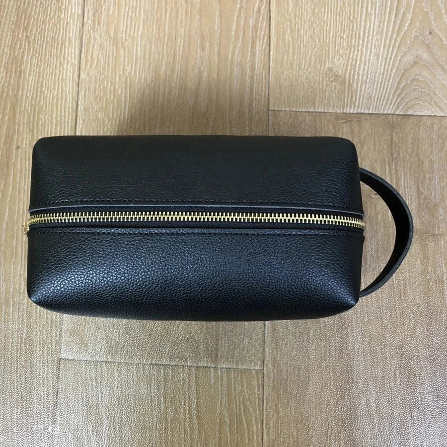 Custom Waterproof Toiletry PU Leather Pouch Case Toiletry Bag Custom Logo Cosmetic Bag for Gift Makeup Bag
