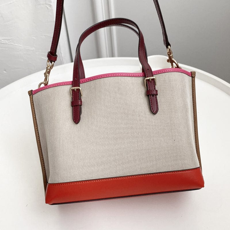 Customize High Quality Canvas Shopping Tote Bag Classic Luxury Shoulder Handbags For Women