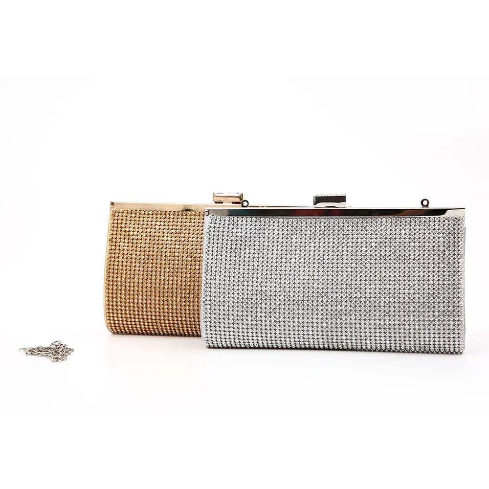 Customized colors Factory direct wholesale new luxury crystal evening bag plus classic shining diamond clutch bag for party prom banquet wedding