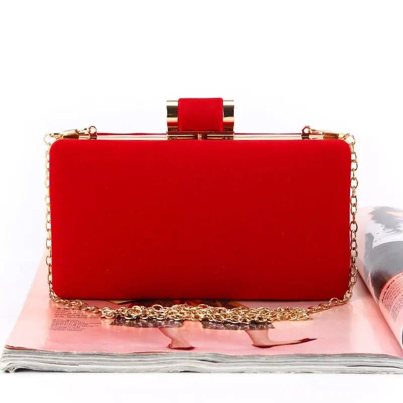 Customized colors Factory direct wholesale new style handmade velour clutch purse low-key luxury minimalism evening bag for women party wedding