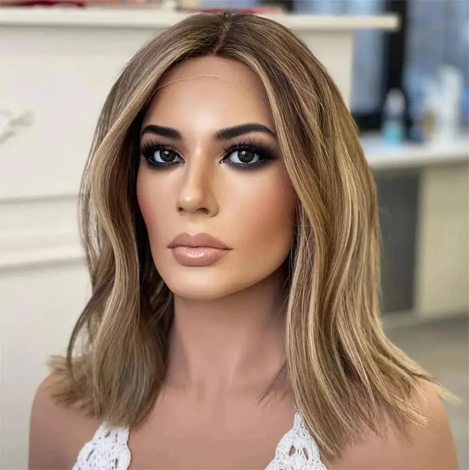 Customized European 100% Virgin Human Hair Wigs Preplucked Blonde Color 12A Body Wave Swiss Transparent 13x4 Lace Front Wigs