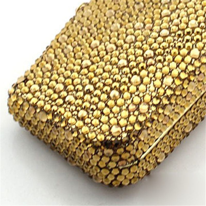 Customized Luxury Gold Crystal Diamond Evening Bags Women Party Wedding Handbags Ladies Pouch Clutch