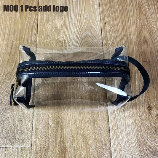 Customized wash bag Women Clear Transparent PVC Waterproof Personal Care Lash Kit travel makeup bag