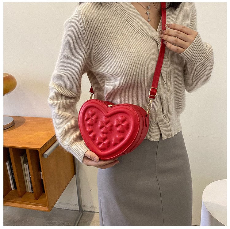 Cute bags women handbags ladies custom logo crossbody bag heart purse