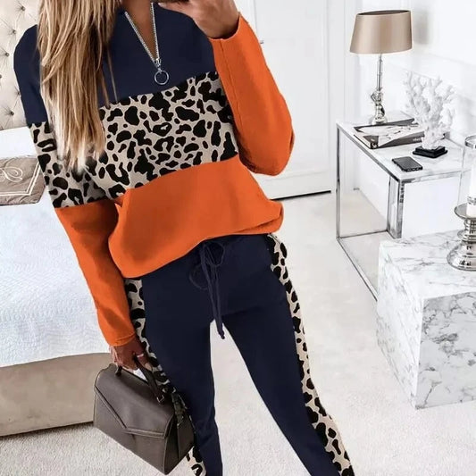 Cute fall 2 piece streetwear set sexy fall winter clothing for women