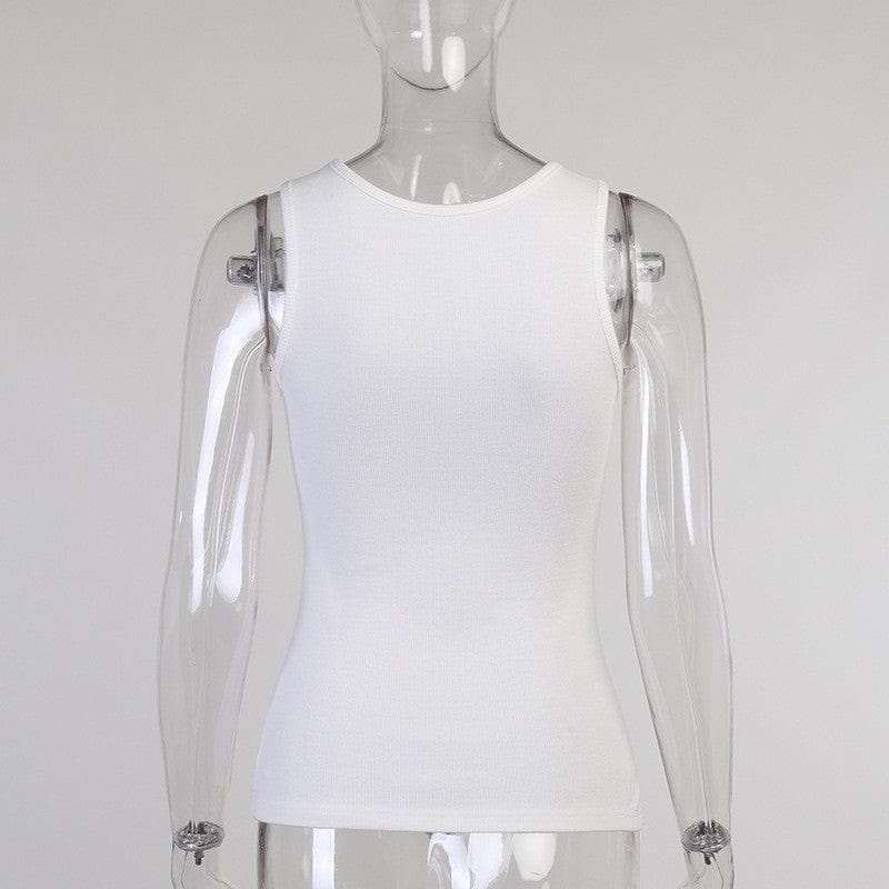 Cutenova 23TP0412 2023 New Arrivals Ins Street Fashion Sexy Graphic Crop Women'S Tank Tops Ladies Tops