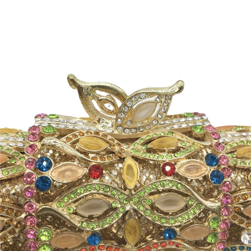 Dazzling Bling Crystal Women Evening Bags Hollow Out Stones Beaded Wedding Clutch Bridal Diamond Minaudiere Dress Purse