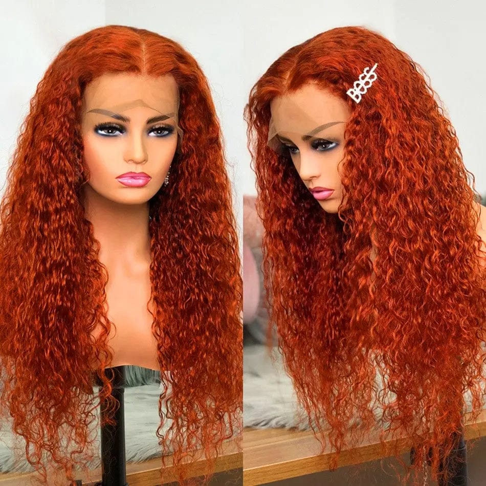 Deep Curly Orange Color Virgin Brazilian Raw Hair