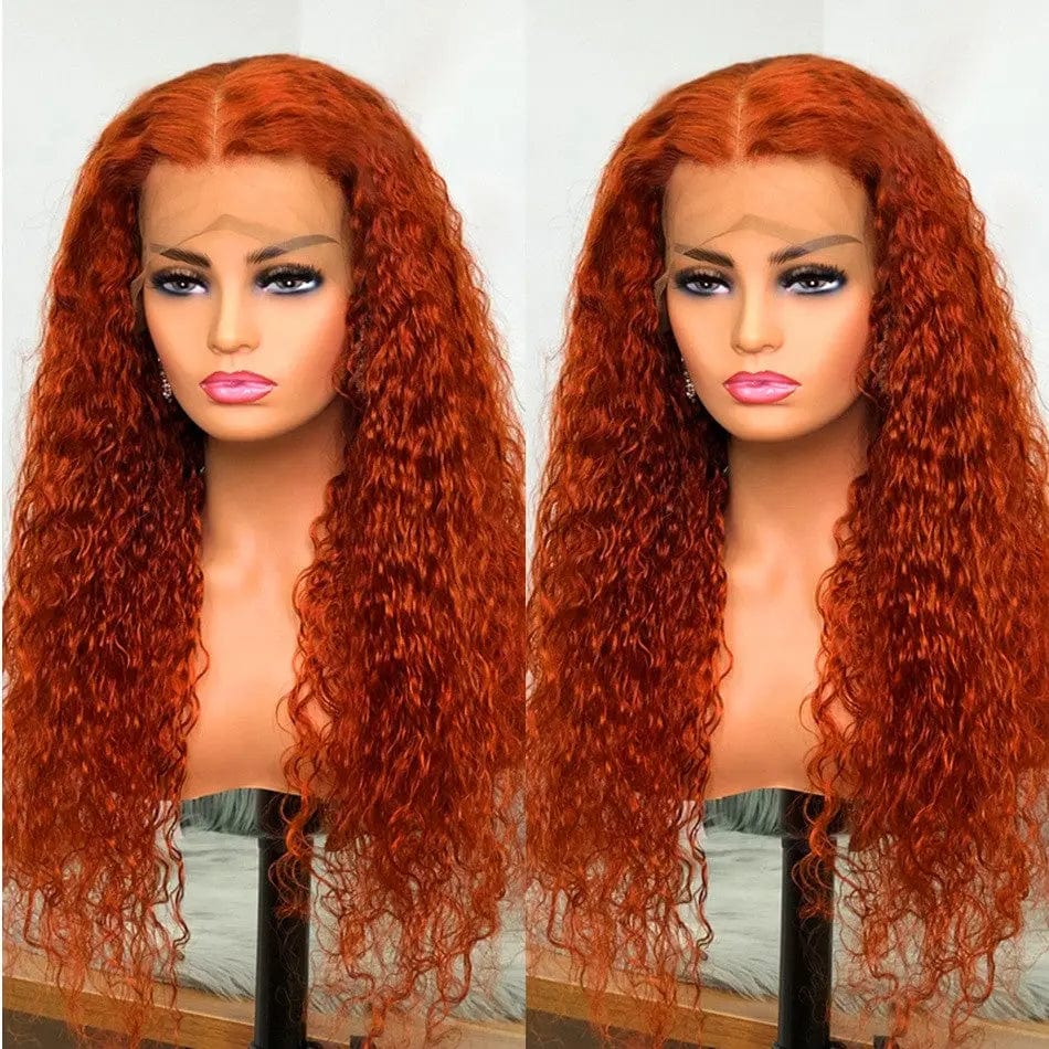 Deep Curly Orange Color Virgin Brazilian Raw Hair