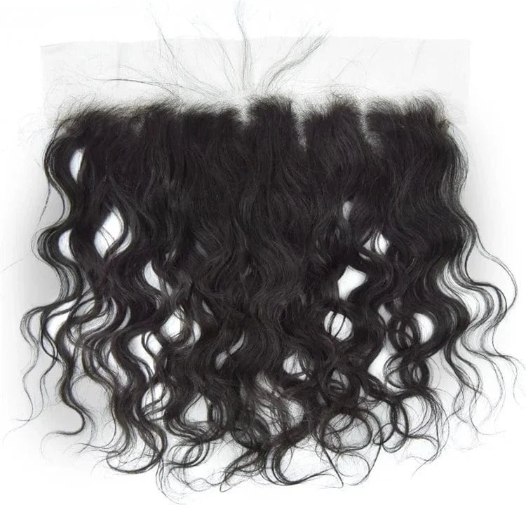 Derun high quality 13X4 13x6 closure raw indian hair thin skin lace frontal