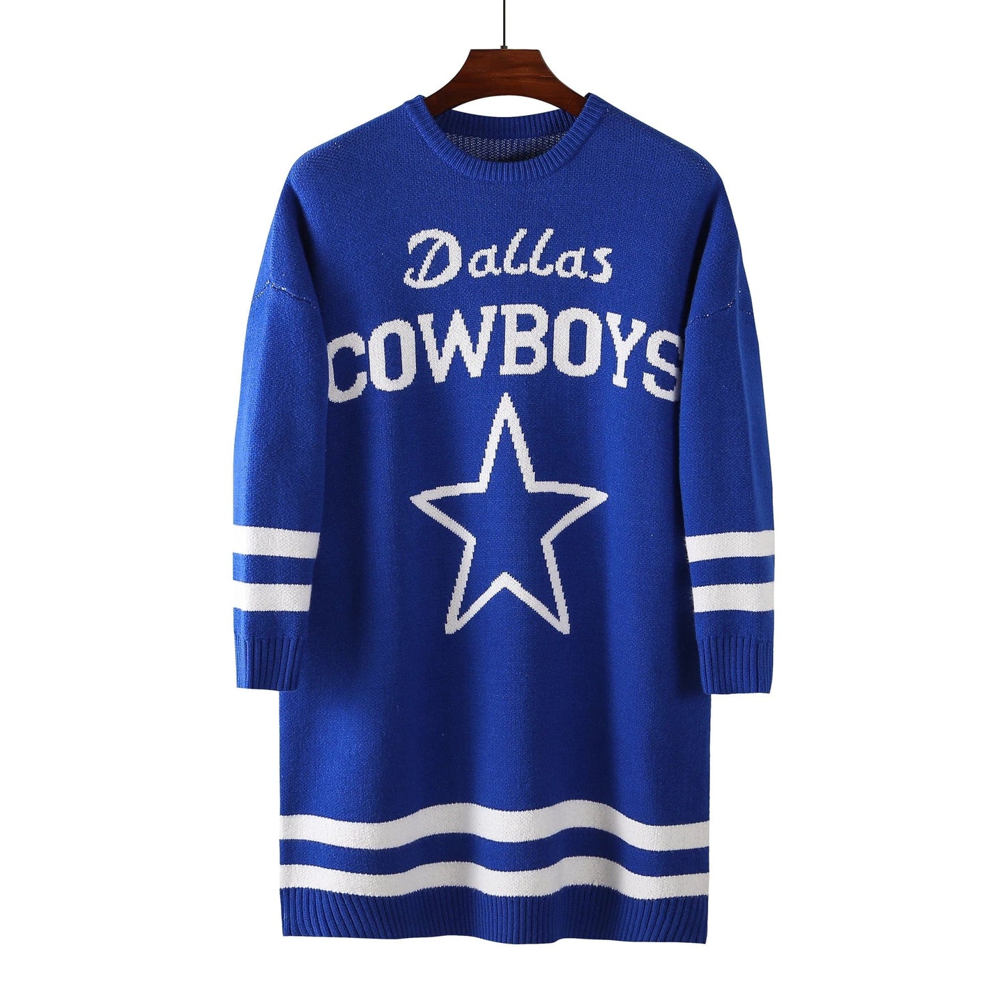 Digital printing / one size / cowboys new casual plus size high quality jumper custom nfl cowboys designer oversized  women pullover  sweater