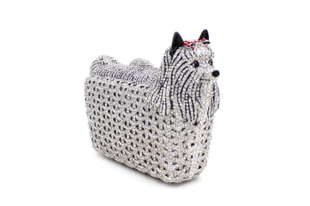 dog2 Women pocket Lipstick Rainbow Violin diamond party skull handbag rhinestone ice cream clutch popcorn fox purse evening bags