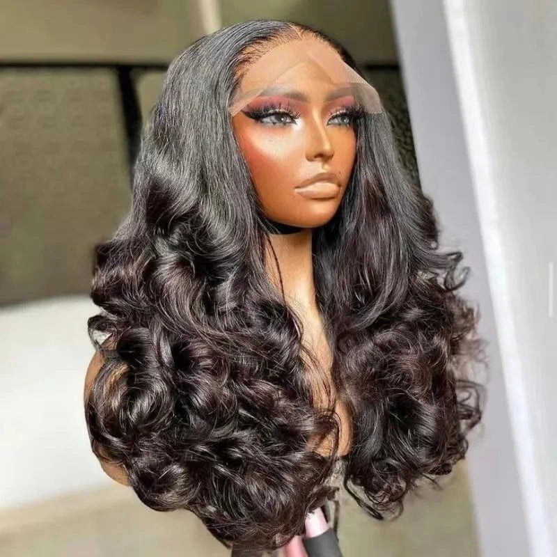 Double drawn quality New arrivals bouncy curly hair 20 inch 6 colors available 13x4 lace front human hair