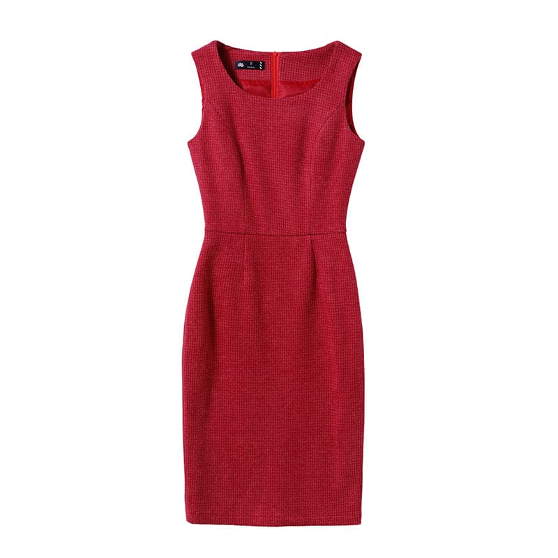 dress suit Formal Lady Office Winter Thick Suit Blazer and Dress