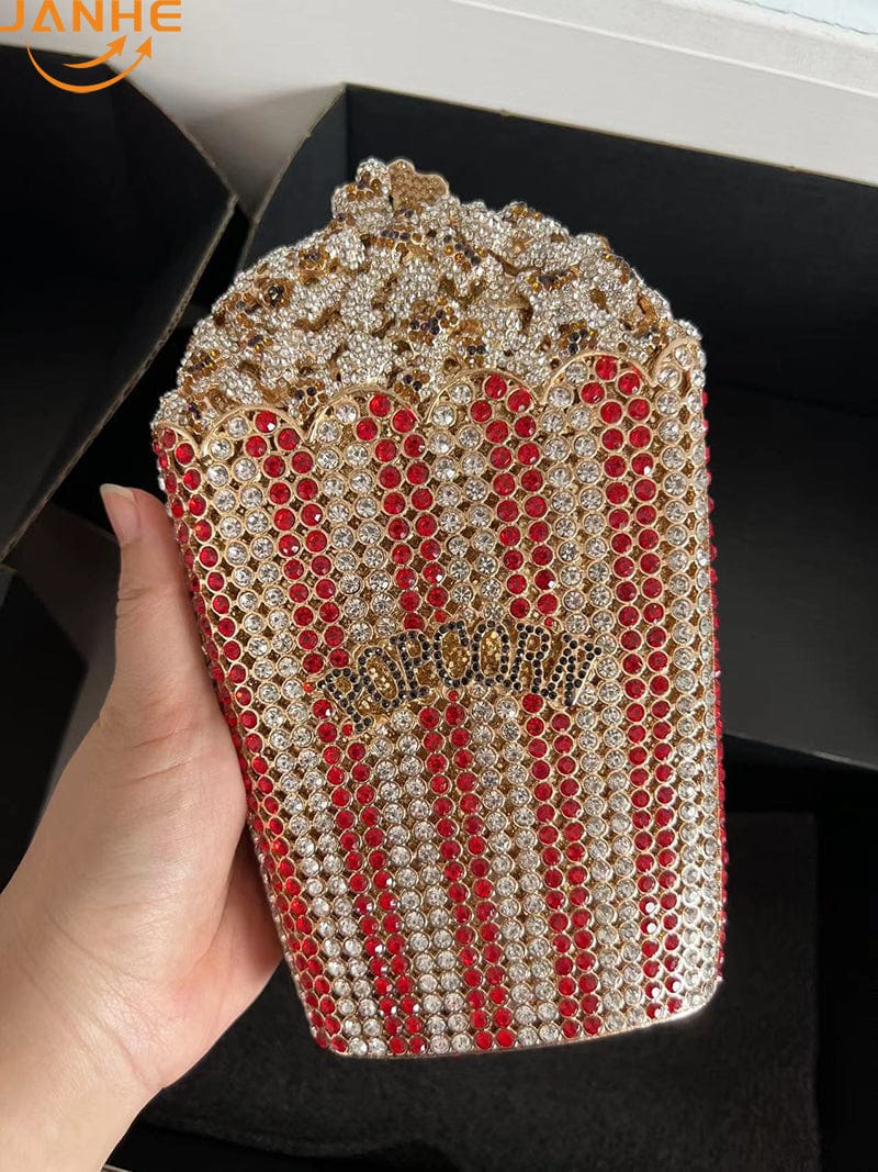 Drop Shipping bolsos mujer sacos Lady Luxury Bling Crystal Diamond Handbag Purse Ice Cream Evening Bag Women Rhinestone Clutch