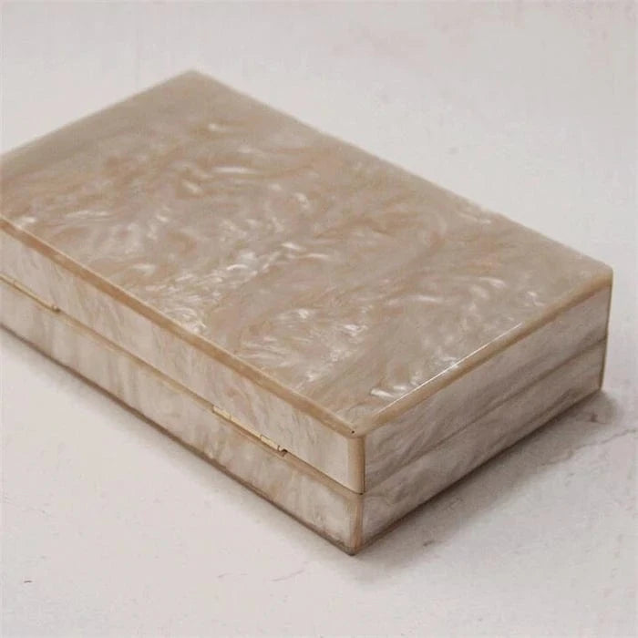 Dropshipping bridal purse evening bag acrylic resin clutch bags