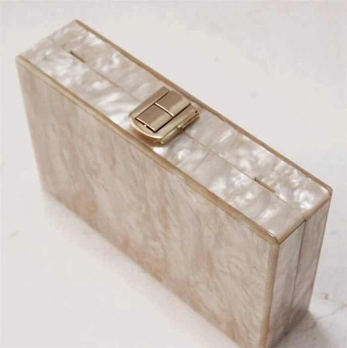 Dropshipping bridal purse evening bag acrylic resin clutch bags