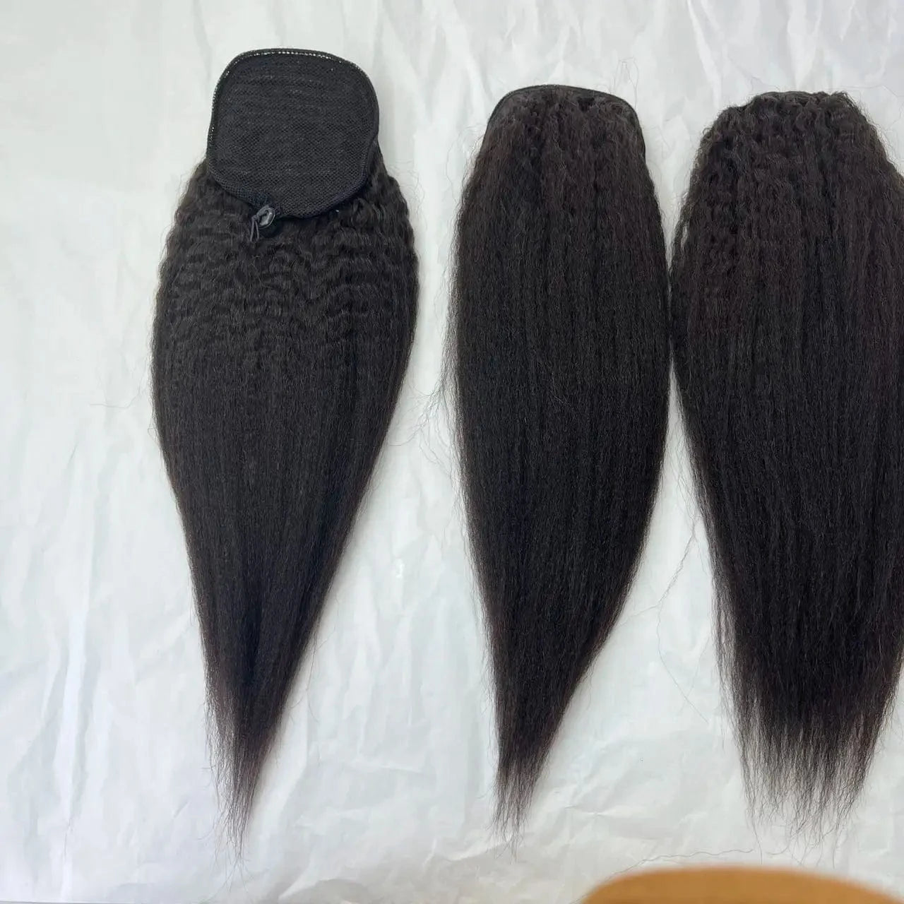 Dropshipping Drawstring Ponytail Extension kinky Straight Ponytail on Hair Extensions Pony tail for Women