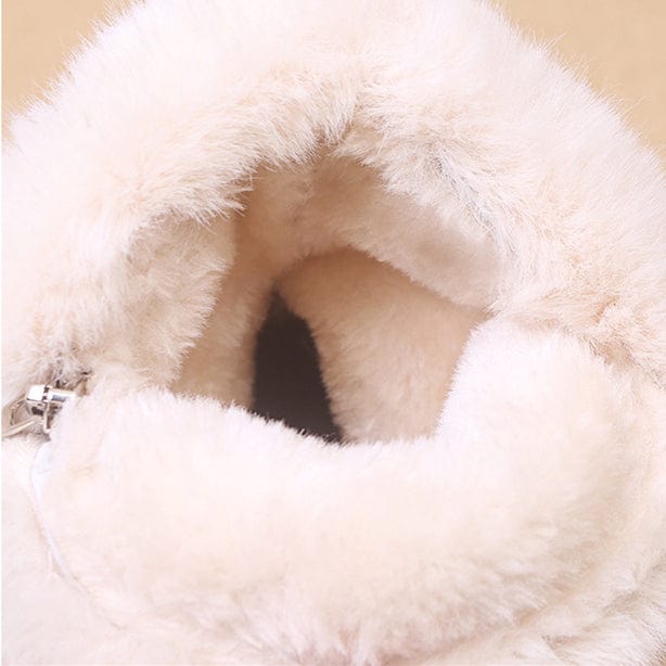 Dropshipping Fashion Platform Ladies Women Warm Winter Plus Velvet Fur Martin Snow Boots For Women