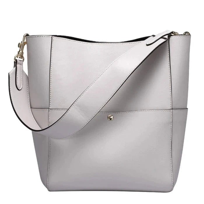 Dropshipping Vintage ladies handbag genuine leather shoulder bag for women