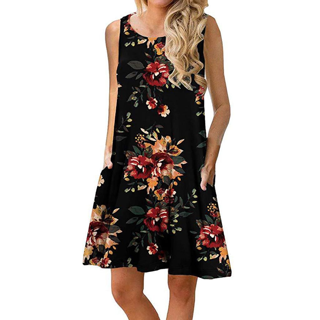 Dropshipping Wholesale 2022 new arrivals women clothes crew neck tank top dress lady short sleeve sexy woman