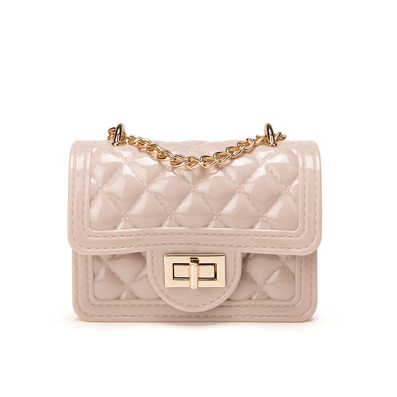 Dusty pink Ladies new pink red transparent colorful purses and bags mini handbag jelly shoulder bag bags for women girls