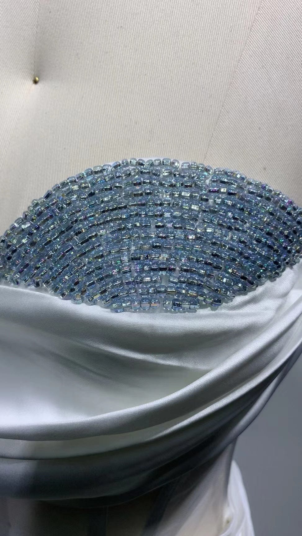 ED2233 Kimshein Luxury Woman High End Fashion Clothing Slash Neck With Crystal Rhinestone Diamond Dress Evening Prom