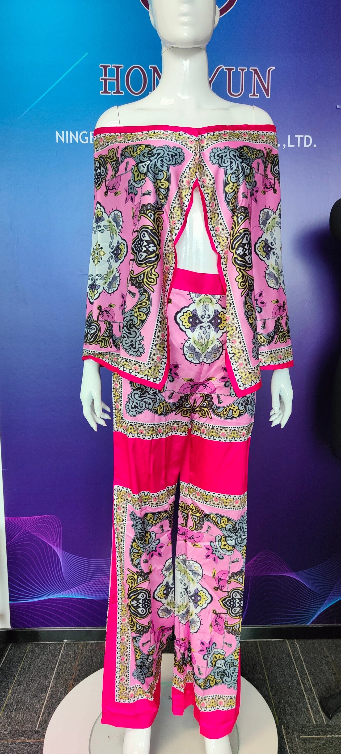 ensembles femmes casual Two piece pants set clothing for woman of pants and top designer clothing