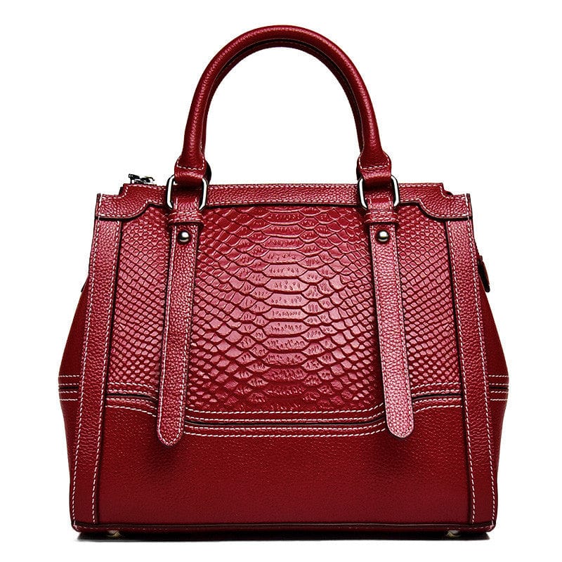 Europe and America style women leather crossbody bags new arrival designer hand bag can custom ladies snake print handbag