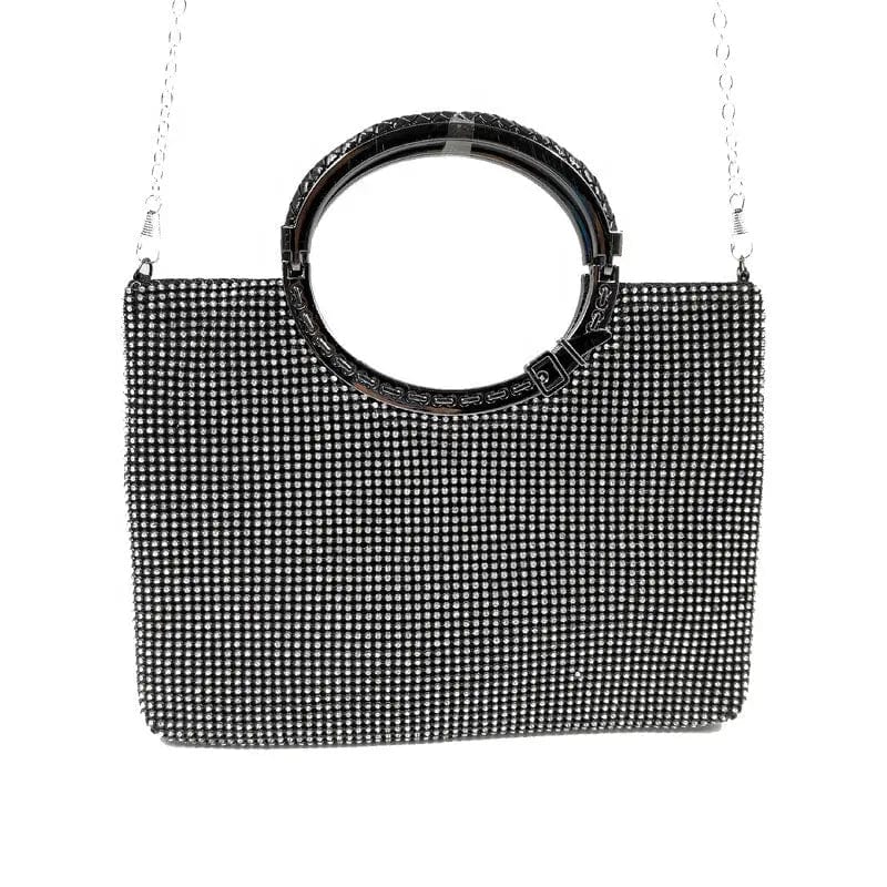 European And American High-end Banquet Circle Handle Handmade Auger Ladies Bridal Wedding Party Clutch Evening Dinner Bag