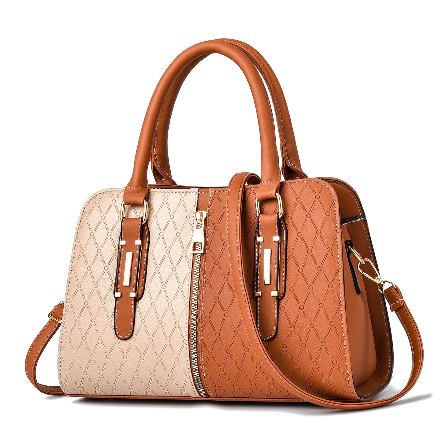 European and American PU leather large capacity single shoulder crossbody hand bag