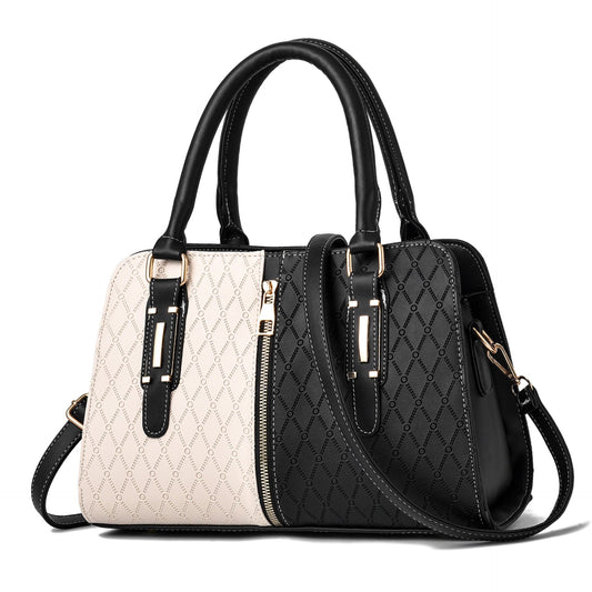 European and American PU leather large capacity single shoulder crossbody hand bag