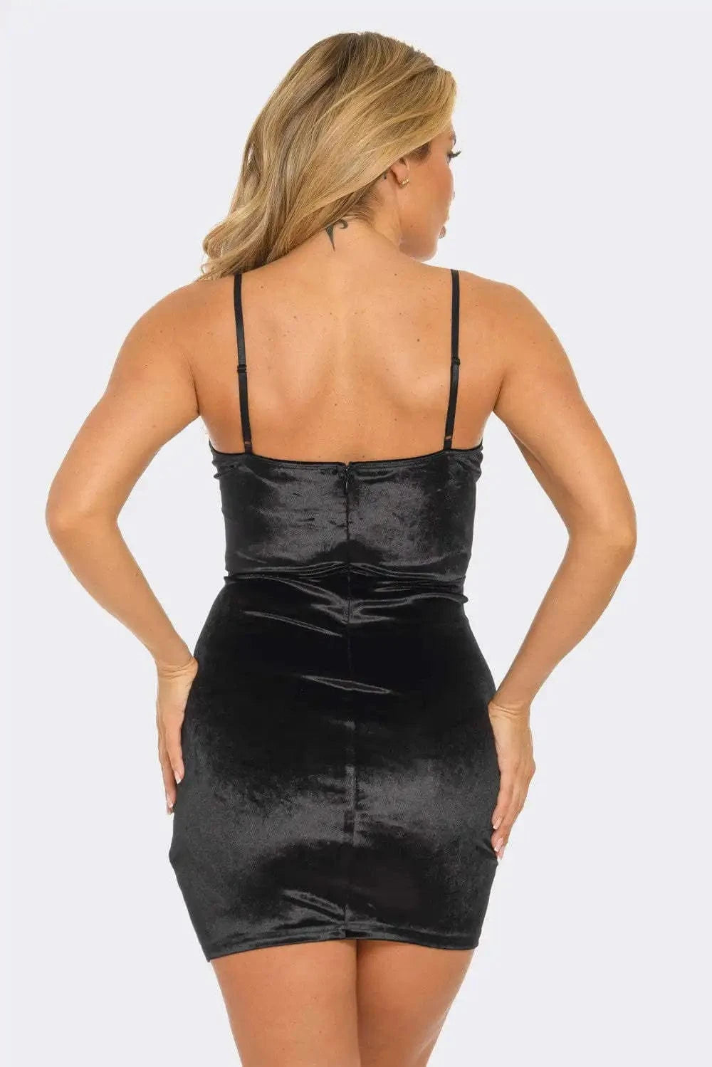 European and American sexy hot diamond velvet spliced mesh see-through hip suspender skirt